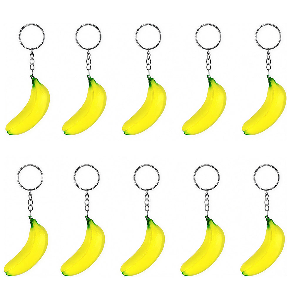 Banana Squishy Keychain