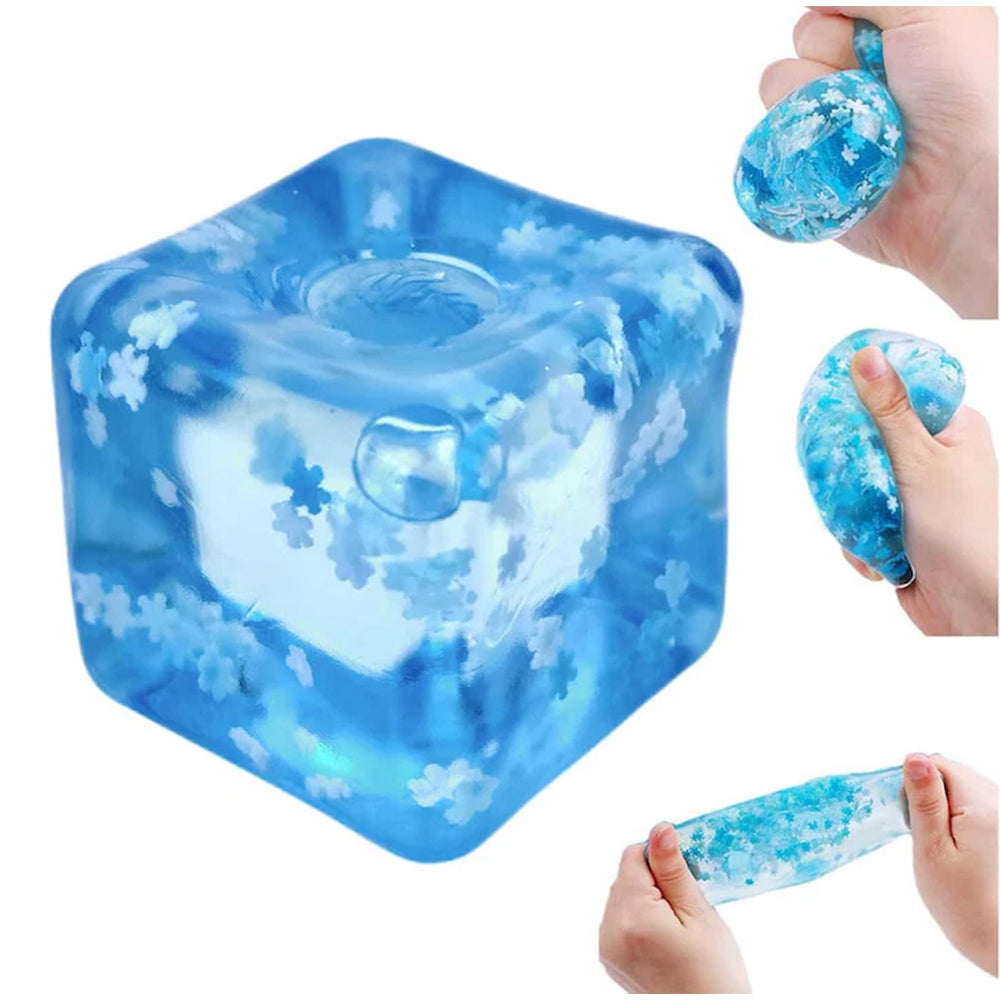 Snowflake Ice Squish Cube