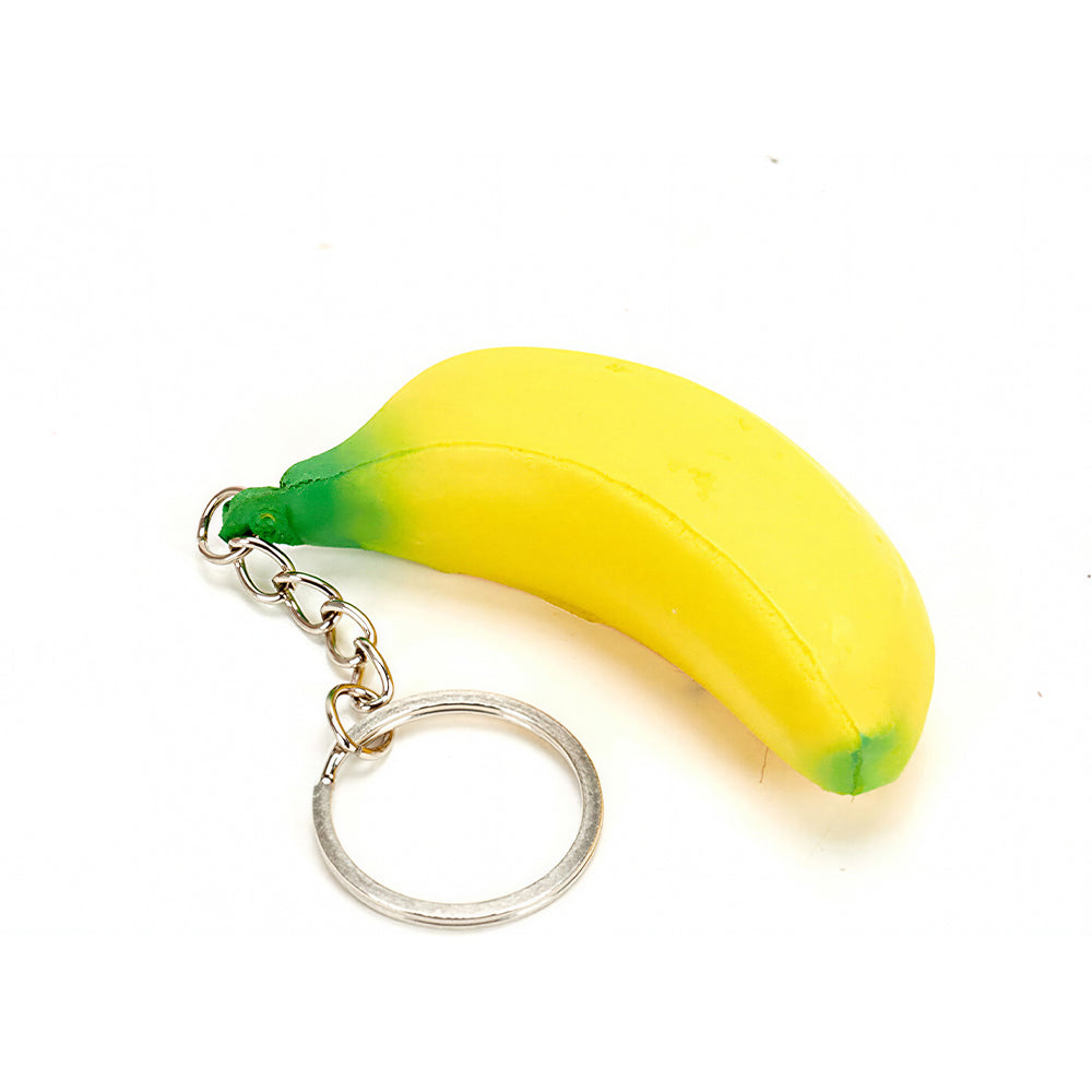 Banana Squishy Keychain