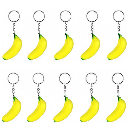 Banana Squishy Keychain