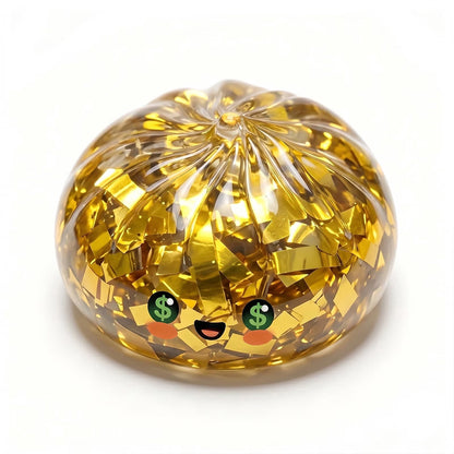 Lucky Gold Bao Bun Squishy