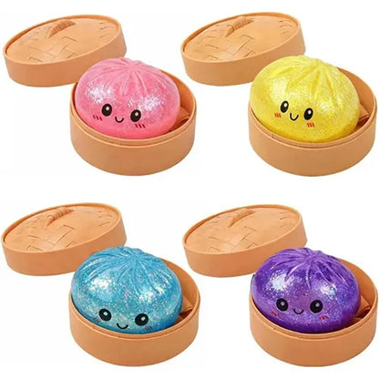 Mystery Glitter Bao Bun Squishy