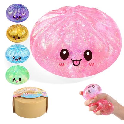 Mystery Glitter Bao Bun Squishy