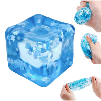 Snowflake Ice Squish Cube