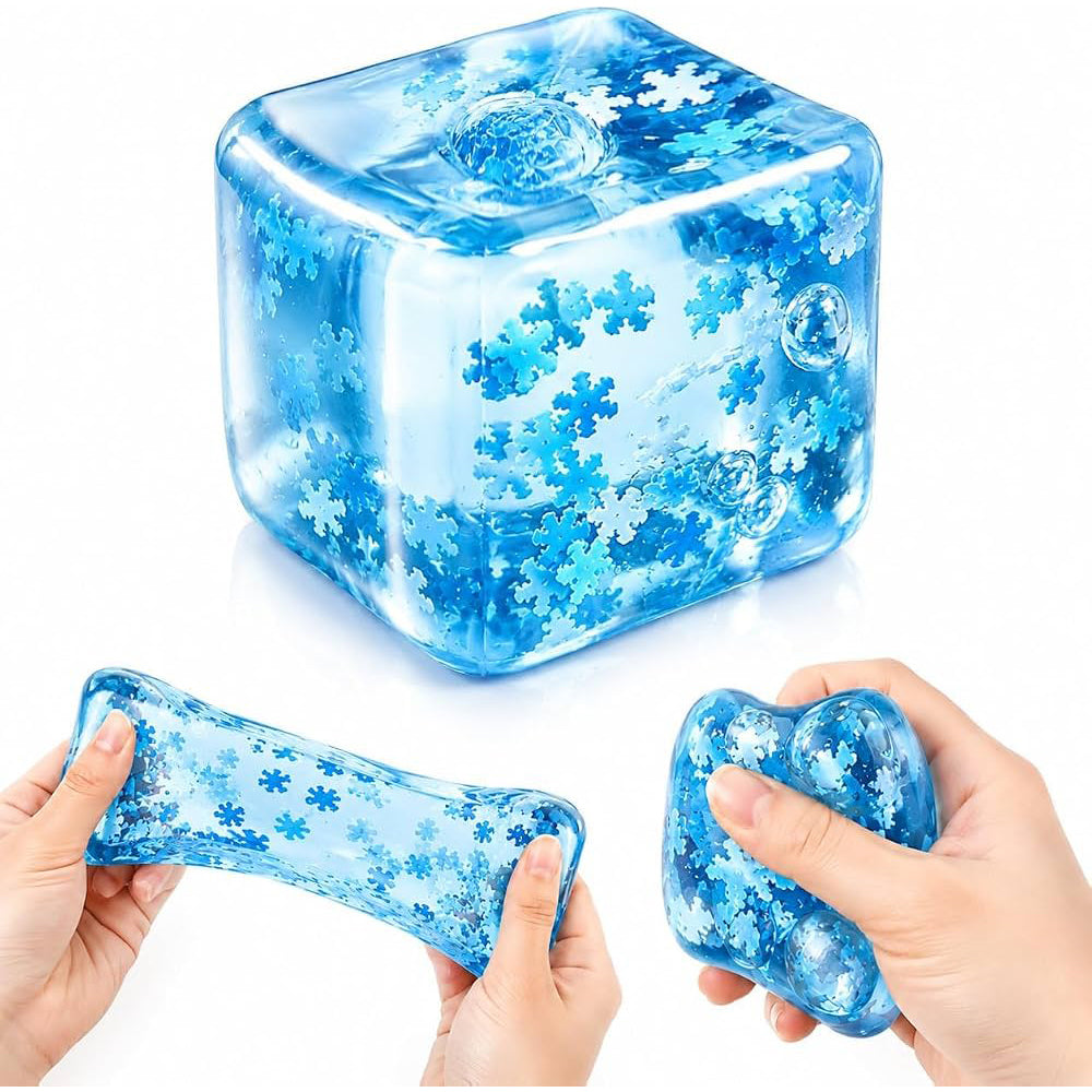 Snowflake Ice Squish Cube